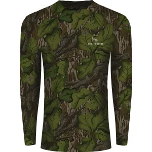 DRAKE Men's Performance Camo Print Full Foliage Long Sleeve Crew (OT1505-040)