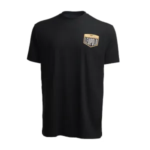 LEUPOLD Men's Riflescopes Badge Black Tee (186506-par)