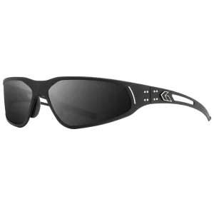 GATORZ EYEWEAR Revenant Black Frame w/ Silver Logo and Smoke Lens Sunglasses (GZ-21-031)