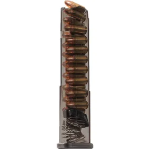 ELITE TACTICAL SYSTEMS GROUP Carbon Smoke 9mm 19rd Magazine Fits Glock 43x/48 (SMK-GLK-43X-19)