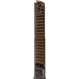 ELITE TACTICAL SYSTEMS GROUP Carbon Smoke 40rd 9mm Mag Fits Glock 17/18/19/19x/26/34/45/49 (SMK-GLK-18-40)
