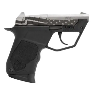 TAURUS 22TUC US Flag Edition .22LR 2.5in 9rd Stainless Steel Double-Action Pistol (1-22TUC139-USFLAG)
