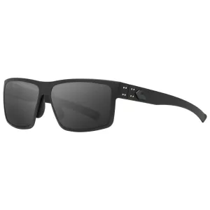 GATORZ EYEWEAR Rig Black with Black Logo Frame and MilSpec Ballistic Smoke Anti-Fog Lens Sunglasses (GZ-14-002)
