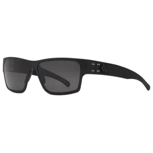 GATORZ EYEWEAR Delta Black with Black Logo Frame and Smoke OPz Lens Sunglasses (GZ-04-010)
