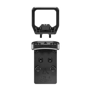 RADIAN WEAPONS Guardian Black Optic Guard for Glock MOS Holosun 507 Comp with Six Combo Back Up Iron Sights (H0002)
