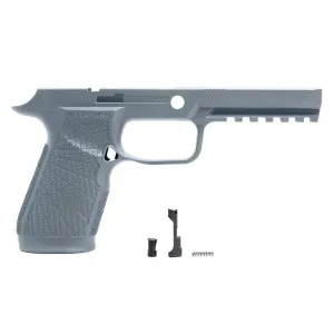 WILSON COMBAT WCP320 Full-Size No Manual Safety Gray Grip Module for Sig Sauer P320 (320-FSG)