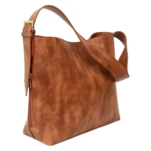 BULLDOG CASES Distressed Brown Shoulder/Computer Bag with Holster (BDP-091)