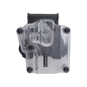 BULLDOG CASES Max Multi-Fit Polymer Transparent Clear Holster with Paddle (MX-002)
