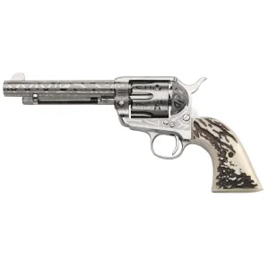 TAYLORS & COMPANY 1873 Cattle Brand .45LC 5.5in 6rd Stag Grip Single-Action Revolver (200063)