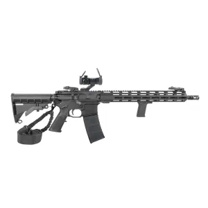 RAPTOR DEFENSE RD-15 Loadout Red Dot 2 Mid-Length 5.56mm NATO 16in 30rd AR-15 Black Anodized Rifle (RD11561)