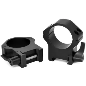 WARNE Maxima Horizontal QD 30mm High Matte Scope Rings (515LM)