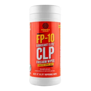 SHOOTERS CHOICE FP-10 Lubricant Elite CLP Wipes 40 Count (SHF-40C-FP10)