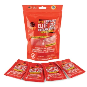 SHOOTERS CHOICE FP-10 Lubricant Elite CLP Individual Wipes 12-Pack (SHF-1SWFP-12B)