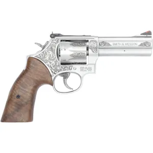 SMITH & WESSON 686 Plus 357 Mag 7rd 4.13in Engraved SS Revolver (14783)