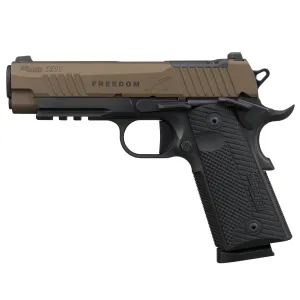 SIG SAUER 1911-XCarry Freedom .45 ACP 4.2in 2x 8rd Mags 2-Tone Bronze Single-Action Pistol (1911XCA-45-FBZXR3P)