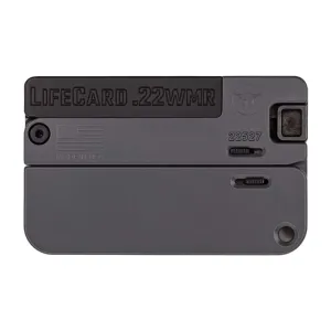 TRAILBLAZER FIREARMS LifeCard .22WMR Single-Shot Concrete All Aluminum Handle Folding Pistol (LC2-CON)