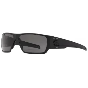 GATORZ EYEWEAR Specter Black with Black Logo Frame and Smoke Optimized Polarized OPz Lens Sunglasses (GZ-08-409)