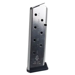 CHECK-MATE .45 ACP 8rd Stainless Magazine For 1911 (CM4519118S)