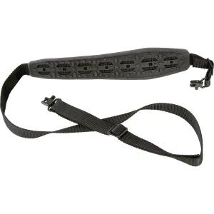 BULLDOG CASES Armor Moulded Black Rifle Sling with Deluxe Locking Swivels (BD839)