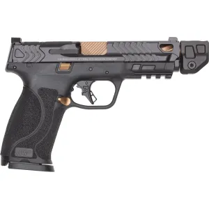SMITH & WESSON M&P9 M2.0 9mm 4.87in 17rd/23rd Black/Copper OR Pistol (14618)
