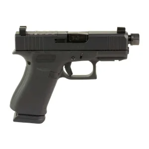 GLOCK 43X 9mm 3.92in 15rd Black Striker-Fired Pistol (GLUX4350204R15PUPBKSCT)