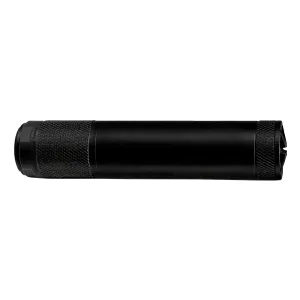 TMP SUPPRESSORS Wylde 5.56-L 5.56/.223 Long 9 Baffle Direct Thread HUB 1/2x28 Black Cerakote Titanium Suppressor (W556LB)
