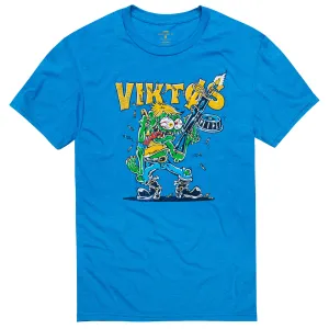 VIKTOS Men's Mondays Are For Mag Dumps Blue Heather Tee (19235)