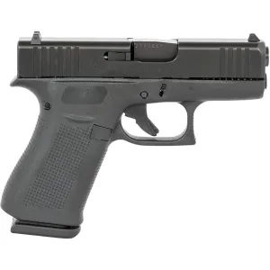 GLOCK G43X Sub-Compact Frame 9mm Luger 3.41in 10rd Black nDLC Ambidextrous DAO Pistol (PX4350201FR)