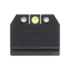 NIGHT FISION Yellow Front Optics Ready Stealth Night Sight Set for Sig P320 w/ DPP/509t/Acro (SIG-180-455-440-YGZG)