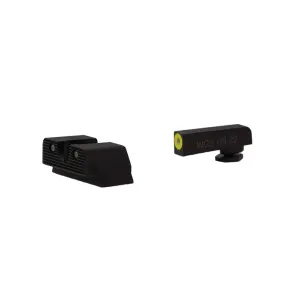WILLIAMS Triton Pro Yellow Night Sight Set for Glock 20, 21, 29, 30, 31, 32, 36, and 41 (670457)