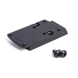 EVOLUTION GUN WORKS Red Dot Sight Mount for RMR Cut Zev Slides (Fits Burris FastFire, Docter, Viridian RFX25) (49284)