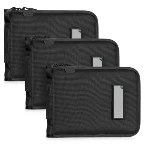 SAVIOR EQUIPMENT Pro SEMA 3-Pack Obsidian Black Pistol Sleeve (HC-PRO129-3PC-BK)