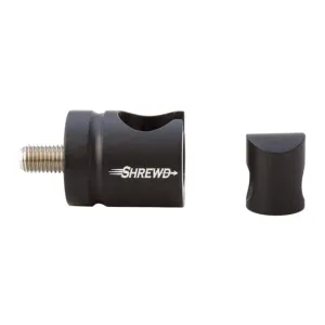 SHREWD ARCHERY Quick Straight 1.6 oz Matte Black Disconnect (SMDSMBK)