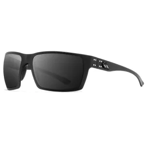 GATORZ EYEWEAR Marauder Patriot Edition Black w/ Patriot G Blackout Logo Frame/ANSI Z87.1+ MILSPEC Ballistic Smoke Lens Sunglasses (GZ-12-095)