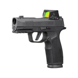SIG SAUER P365-XMACRO COMP 9mm 3.1in 2x10rd Black Striker-Fired Pistol (365XCA-9-COMP-RXSL-10)