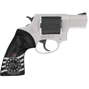 TAURUS 856 .38 SPL 2in 6rd Stainless Steel/Black DA/SA Revolver (2-85625-US3)