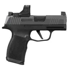 SIG SAUER P365X 9mm 3.1in 12rd Black/Gray Semi-Automatic Pistol w/ Romeo-RS Compact Red Dot and XRAY3 Night Sights (365X-9-GYXR3P-RS)