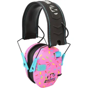 WALKER'S GAME EAR Razor Slim Pink Sprinkles Electronic Muff (GWP-RSEM-SPRNKP)