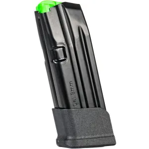 MECGAR 9mm 15rd Anti-Friction Coated Magazine fits Glock 26 (MGG261500A)
