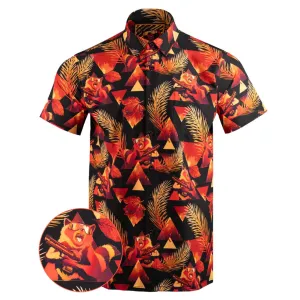 RETRO RIFLE Men's Rackcoon Button Down Shirt (29179451)