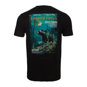 LEUPOLD Magazine Tee Bear Black Short Sleeve Shirt (187814)