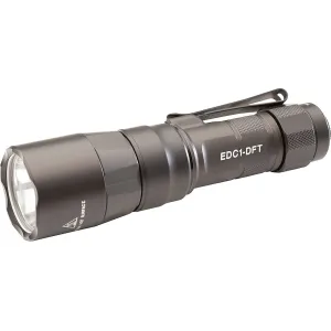 SUREFIRE EDC1-DFT Dual-Fuel Turbo 18350/123 Hard Anodized Everyday Carry Flashlight (EDC1-DFT-HA)