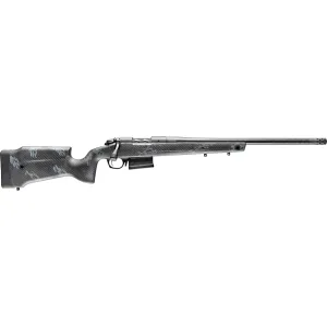 BERGARA B-14 Squared Crest CF 6.5 Creedmoor 20in 5rd Sniper Gray Bolt-Action Rifle with Omni Muzzle Brake (B14S752CF)