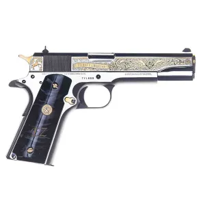 COLT'S MANUFACTURING 1911 SS Zapata .38 Super Auto 5in 9rd Engraved Gold Plating Semi-Automatic Pistol (O1911C-SS38-TYL)