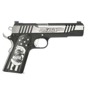 AUTO ORDNANCE 1911 Land of the Free Special Edition .45 ACP 5in 7rd Black/Stainless Semi-Automatic Pistol (1911TCAC21)