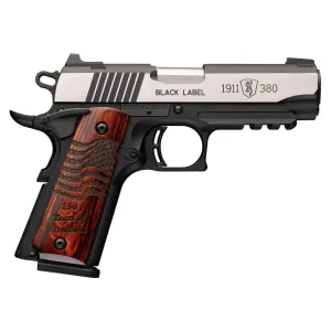 BROWNING 1911-380 Black Label Medallion 250 .380 Auto 4.25in 8rd Semi-Automatic Pistol (051125492)