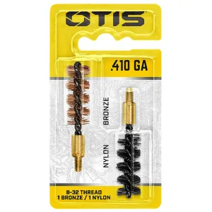 OTIS .410 Gauge 2-Pack 1 Nylon/1 Bronze Bore Brush (FG-541-NB)
