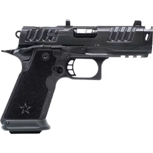 STACCATO 2011 P4X Preferred 9mm 4in 18rd DLC Black SAO Pistol with Trijicon Night Sight and Magwell (20-2700-000106)