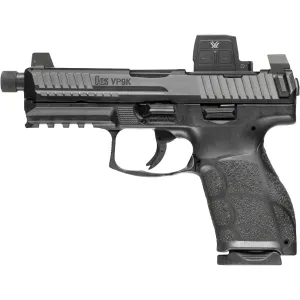 HK VP9A1 F Tactical 9mm 5.1in 2x10rd Black Semi-Auto Pistol with Vortex Defender CCW Enclosed Optic (81001363)