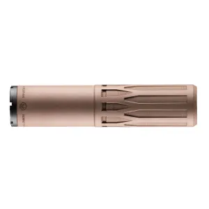 DEAD AIR ARMAMENT Nomad Ti OTB 7.62 Flat Dark Earth Silencer with DA870 5/8-24 Xeno Radial Brake (NOMADTIOTFDE)